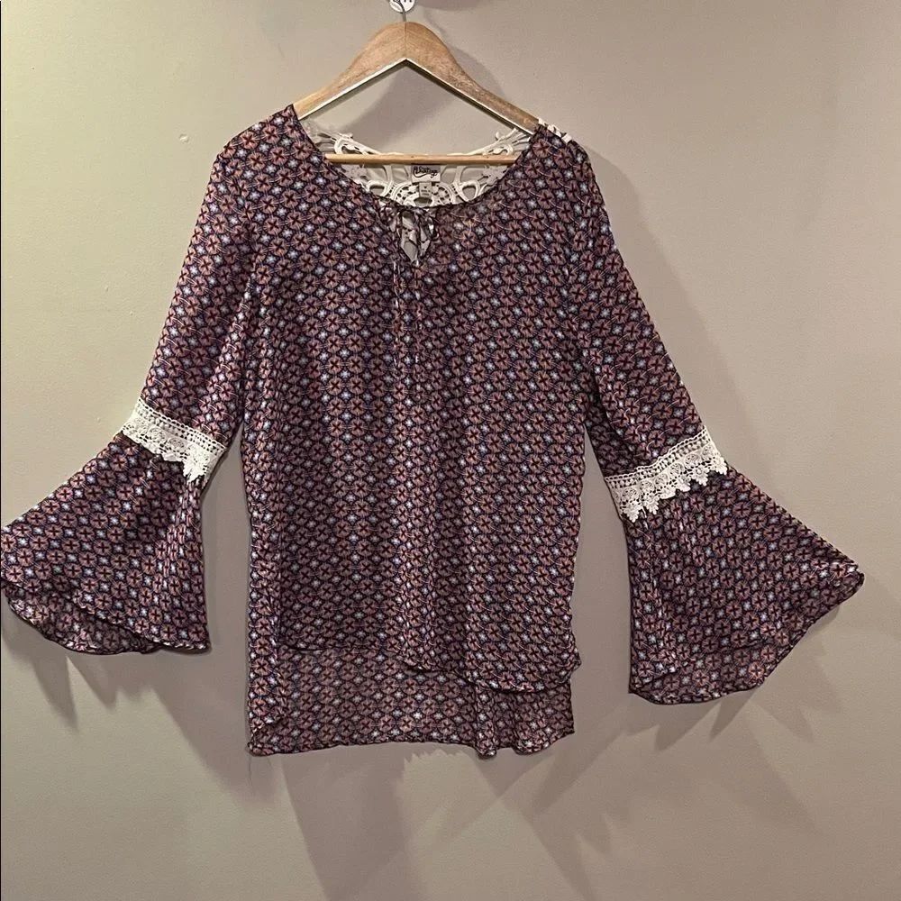 Como Vintage BoHo Blouse